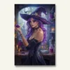 Purple Night Wizard-paint by number