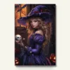 Mystic Witch of the Shadows - Paint By Number
