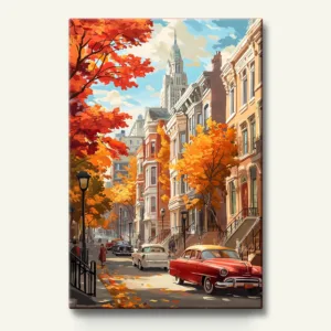 Autumn Stroll - Paint By Number