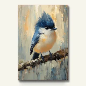 Blue Feathered Sprite – Paint By Number