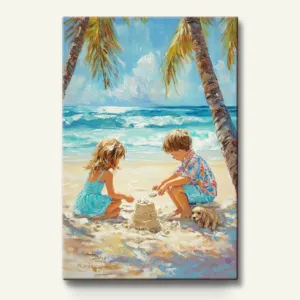 Childhood on the Sand – Paint By Number